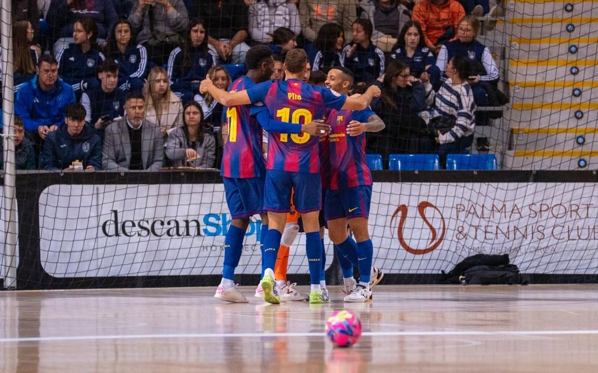 Palma Futsal - Barça: Victoria redonda (1-5)