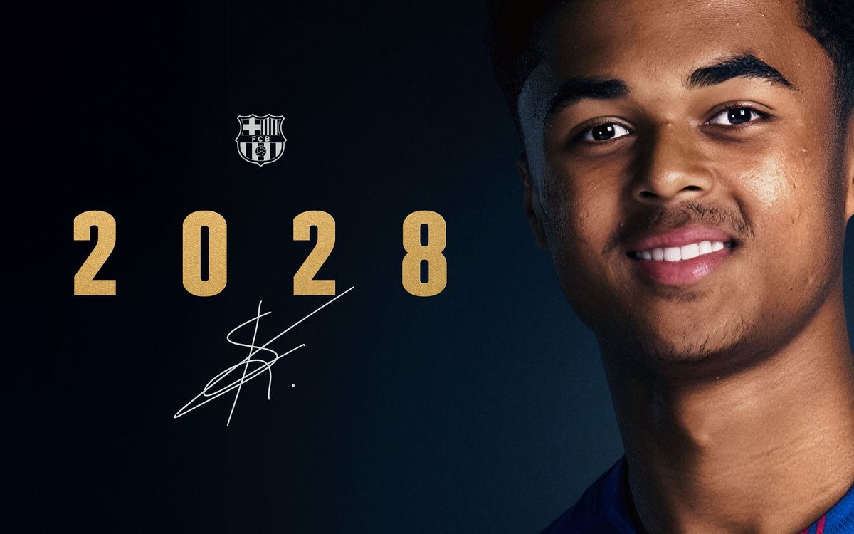 Shane Kluivert, blaugrana hasta el 2028