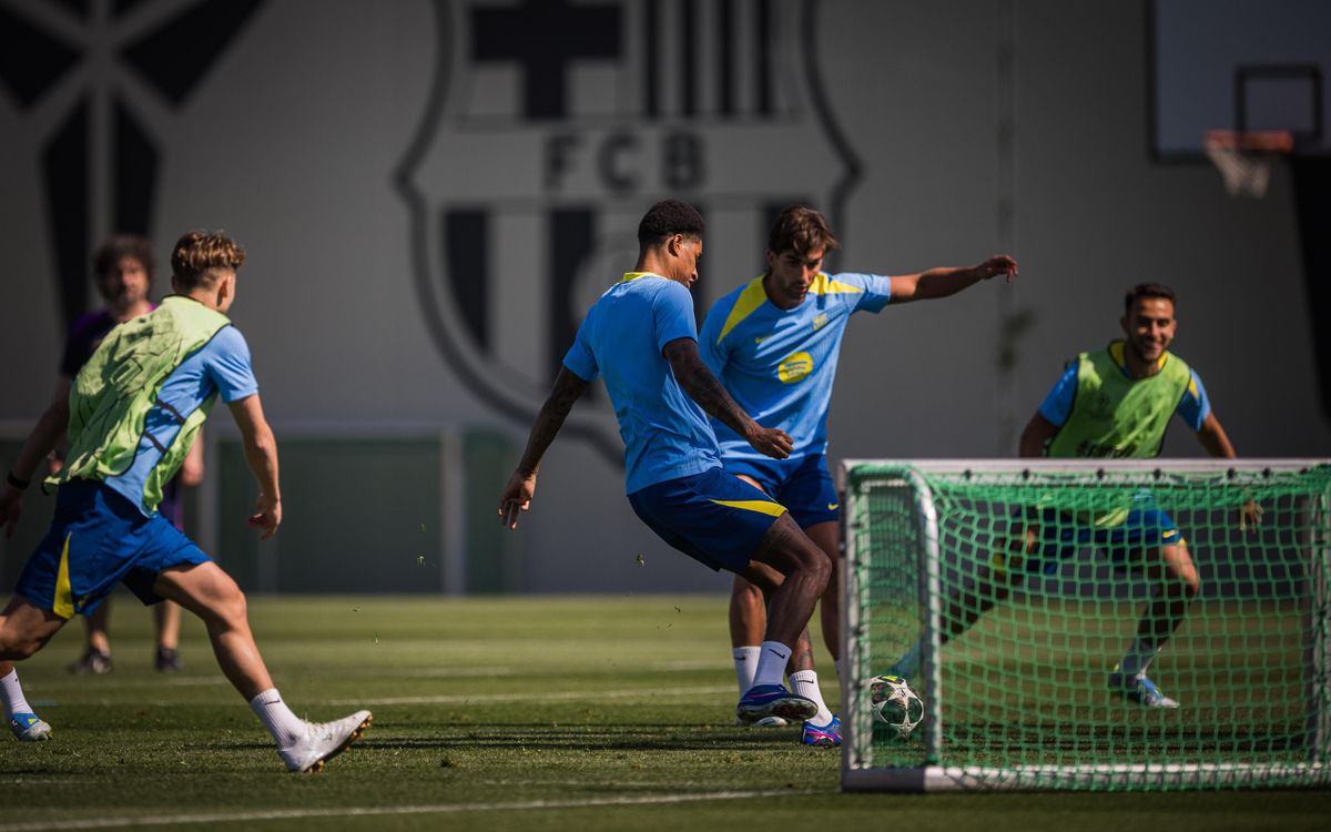 Última sessió abans dels quarts de la Champions