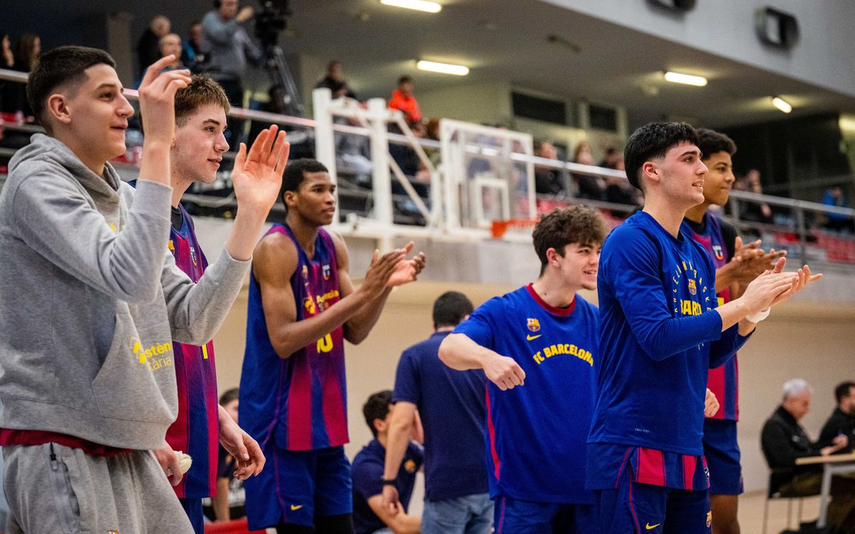 El Barça Atlètic, a un pas d’acabar com a líder de la segona fase de la Lliga U