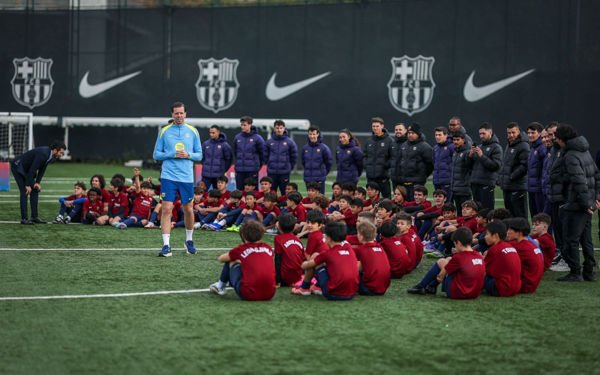 BA PRO MIAMI AT FC BARCELONA TRAINING CAMP IN SPAIN
