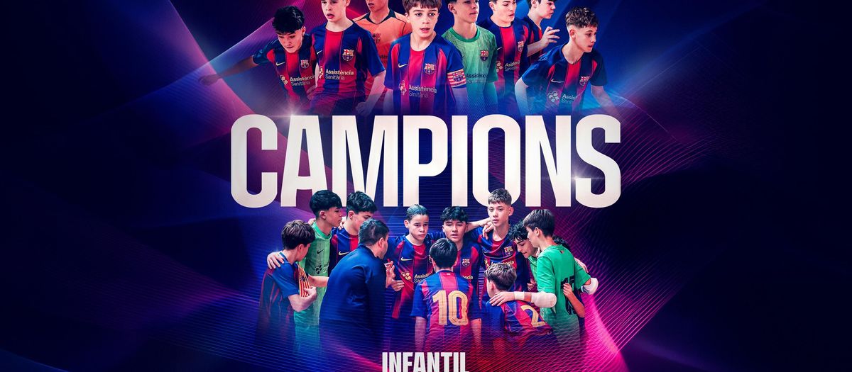 Domini total i títol per a l’Infantil de Futbol Sala