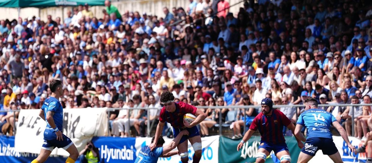 El Barça s’acomiada de la màxima categoria amb orgull malgrat la derrota al Baldiri Aleu (25-17)