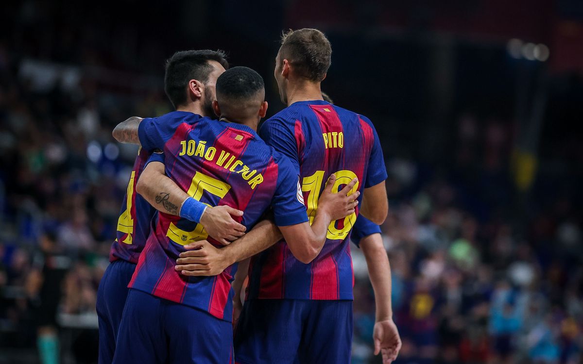 Barça 8-3 Ribera Navarra: Another big win at the Palau