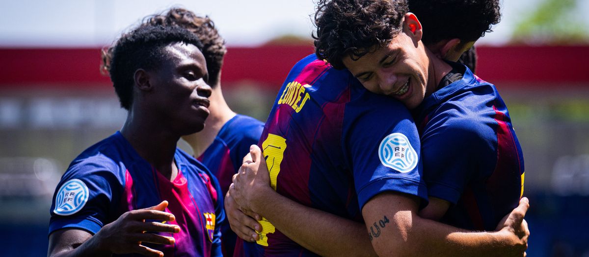 Barça Atlètic - Atlètic Lleida: Remuntada a l'afegit, i molt vius (2-1)