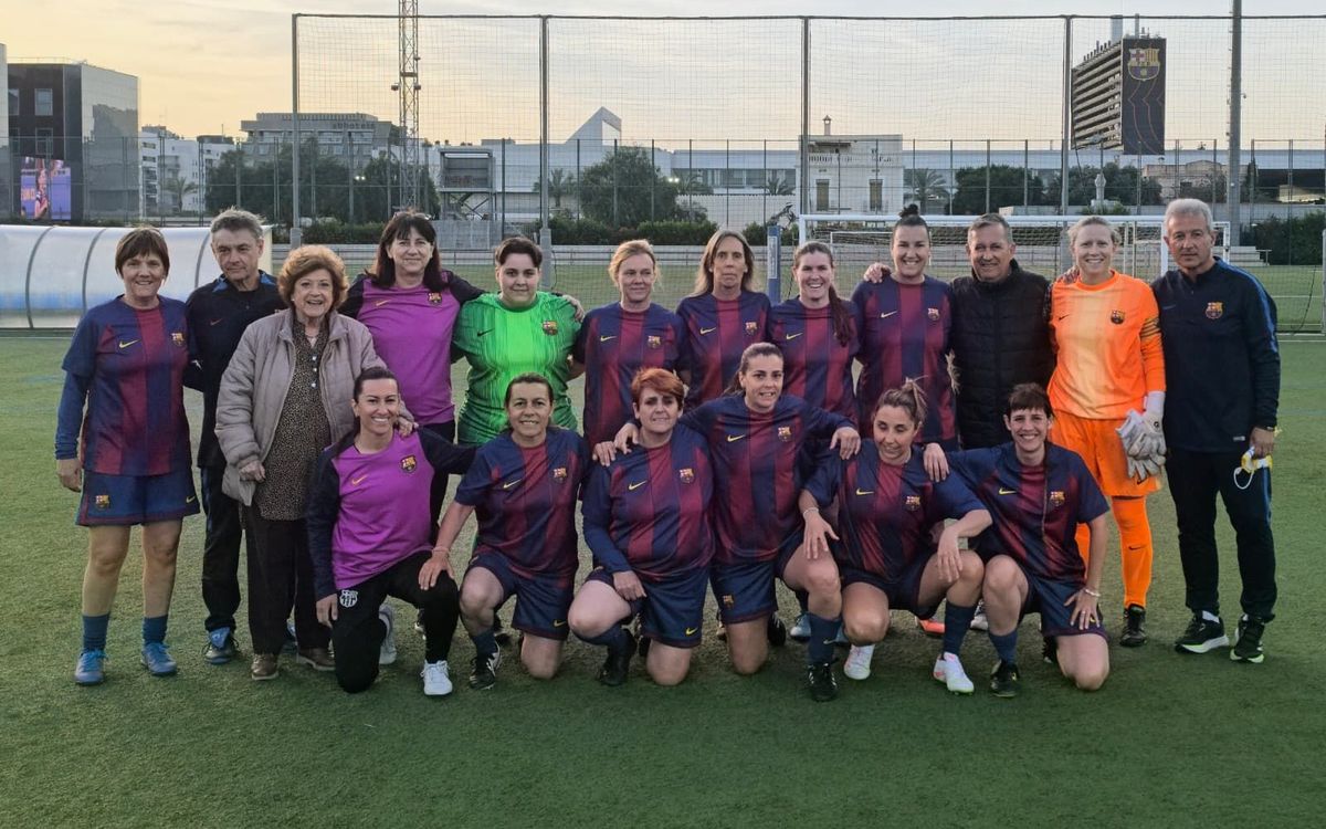 AJ FCB Femení - Veteranes Santa Agnès 2