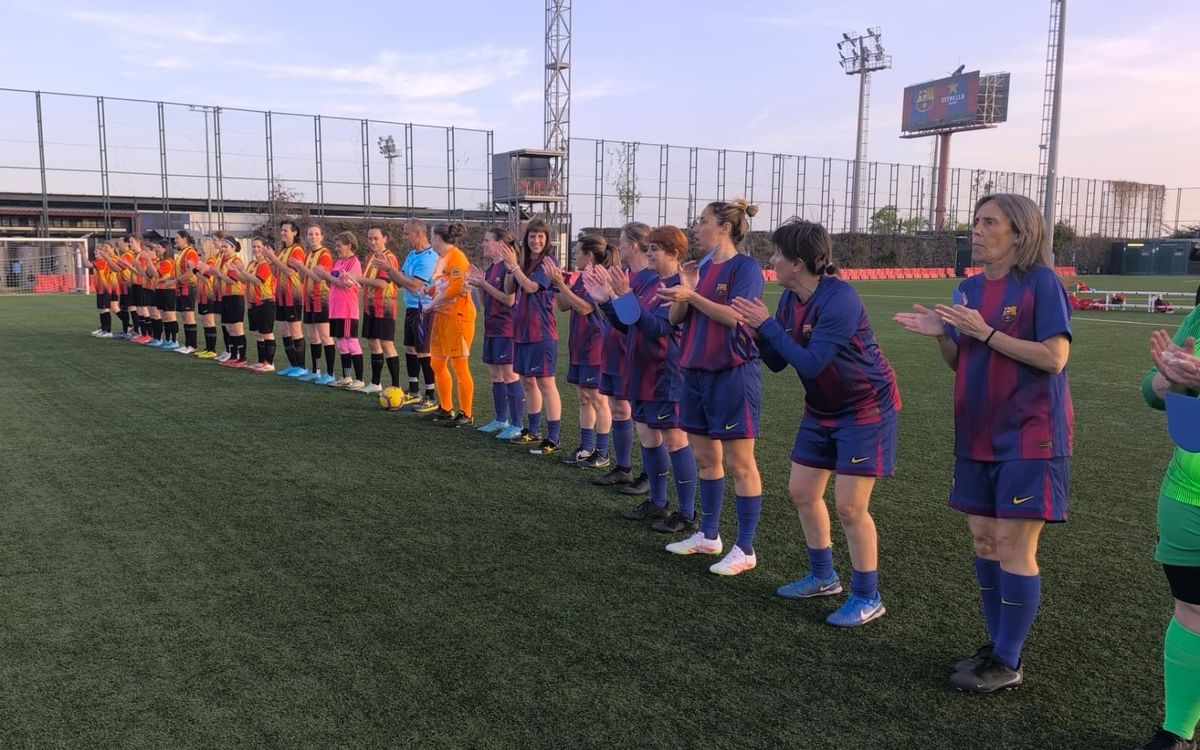 Victòria contundent (8-1) en l'amistós amb el CF Santa Agnès Veteranes