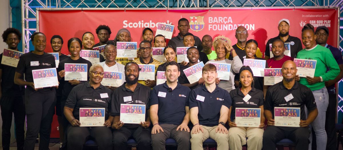 La Fundació Barça i Scotiabank impulsen un projecte per millorar la qualitat de vida i oferir una proposta de futur a joves vulnerables a Trinidad i Tobago
