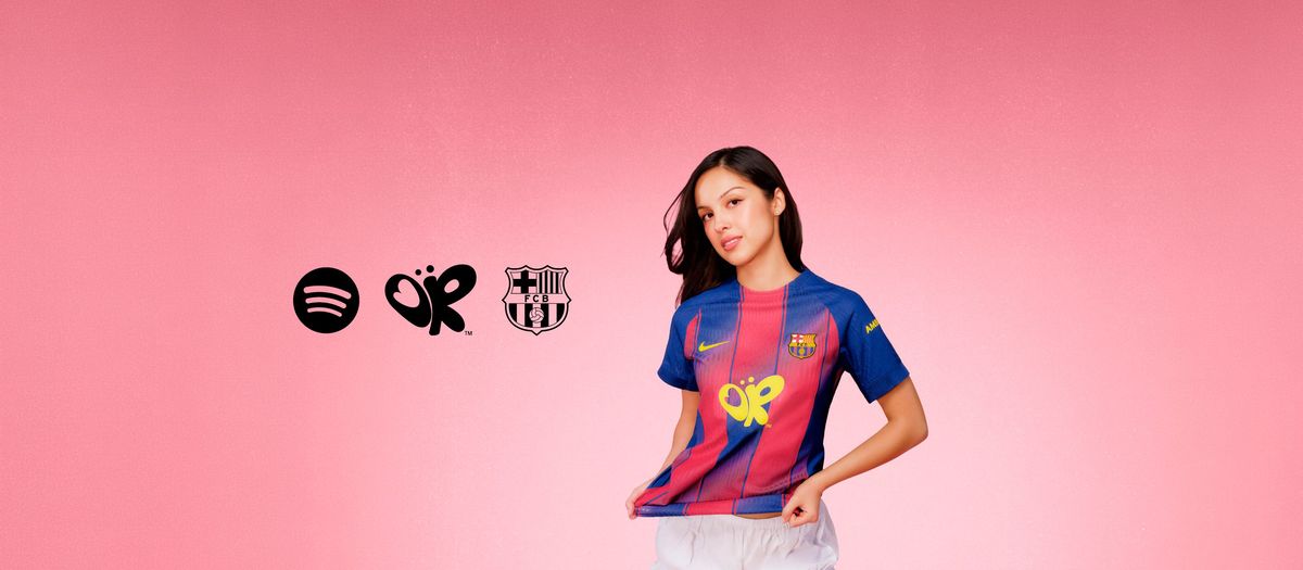 La artista norteamericana Olivia Rodrigo, protagonista de la camiseta del próximo Clásico