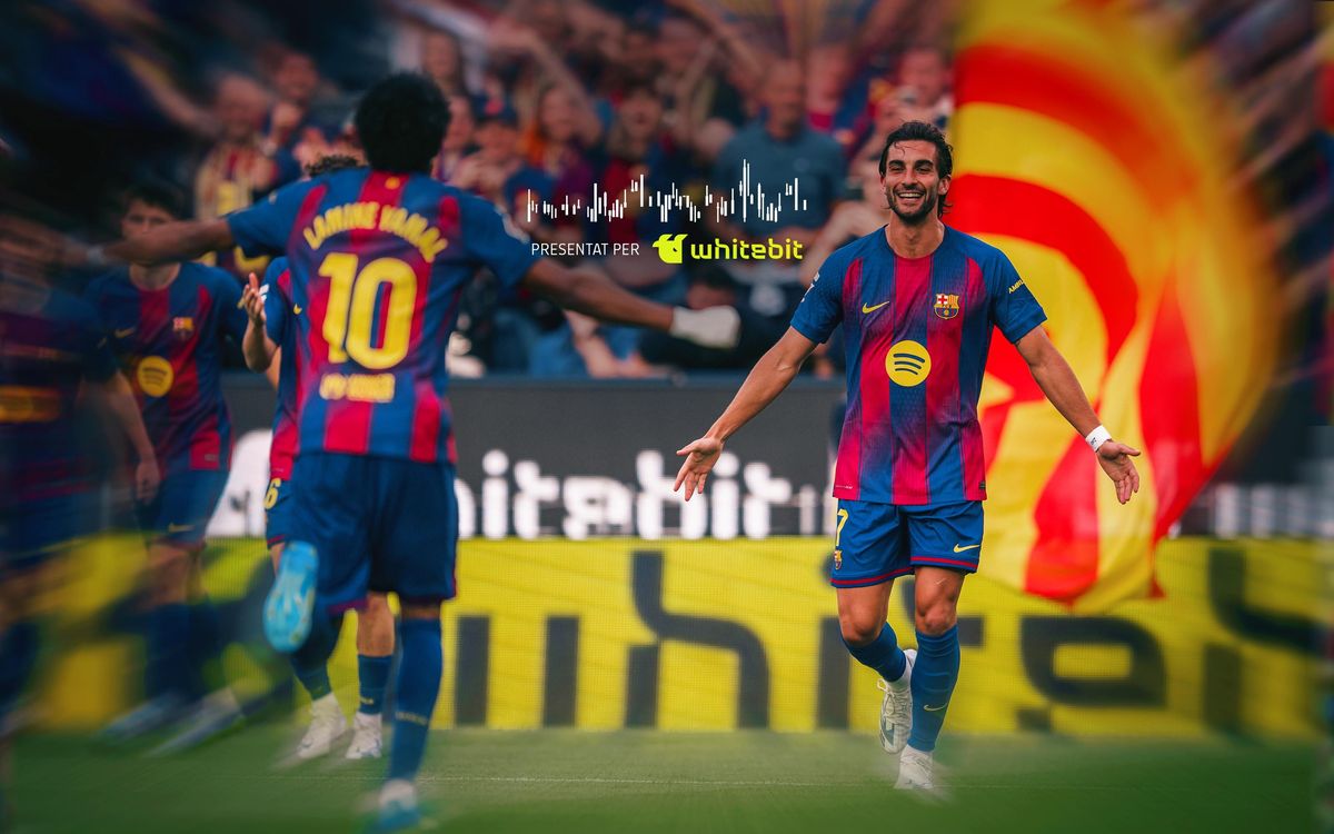 La golejada en el derbi, el millor moment del mes d'abril