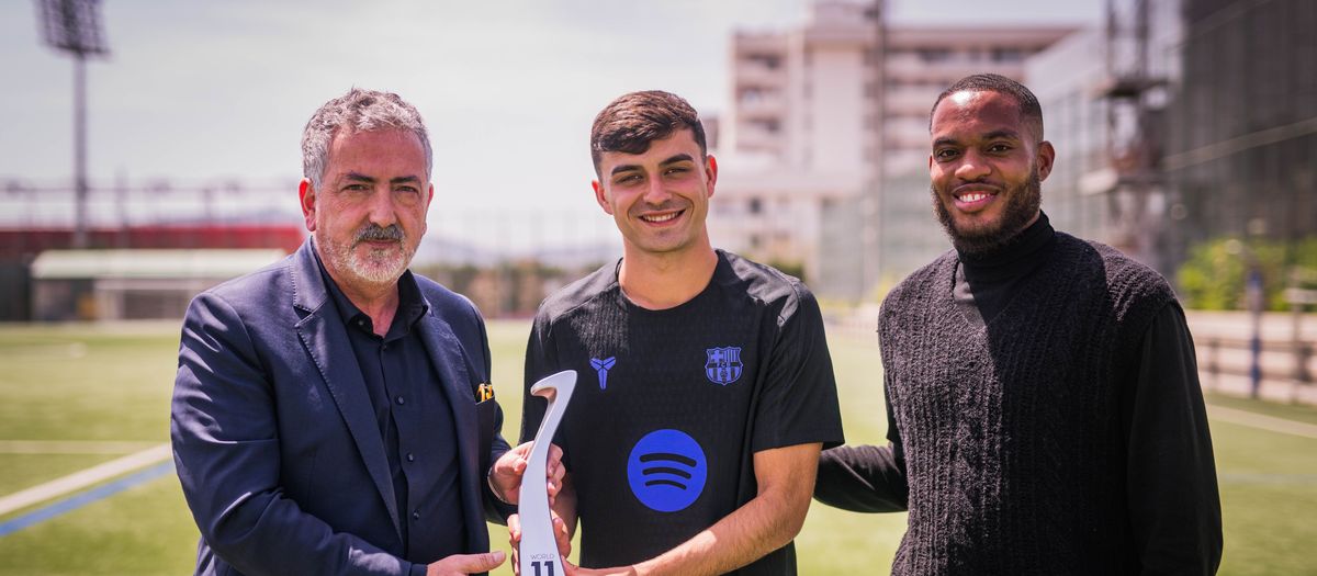 Pedri rep el premi FIFPro dins del millor onze de la temporada 24/25