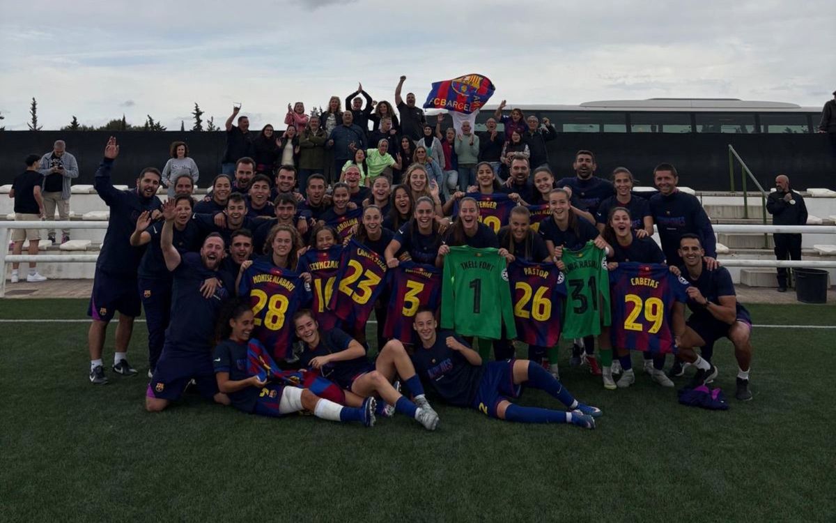 El Femení B se proclama campeón de la 1ª RFEF