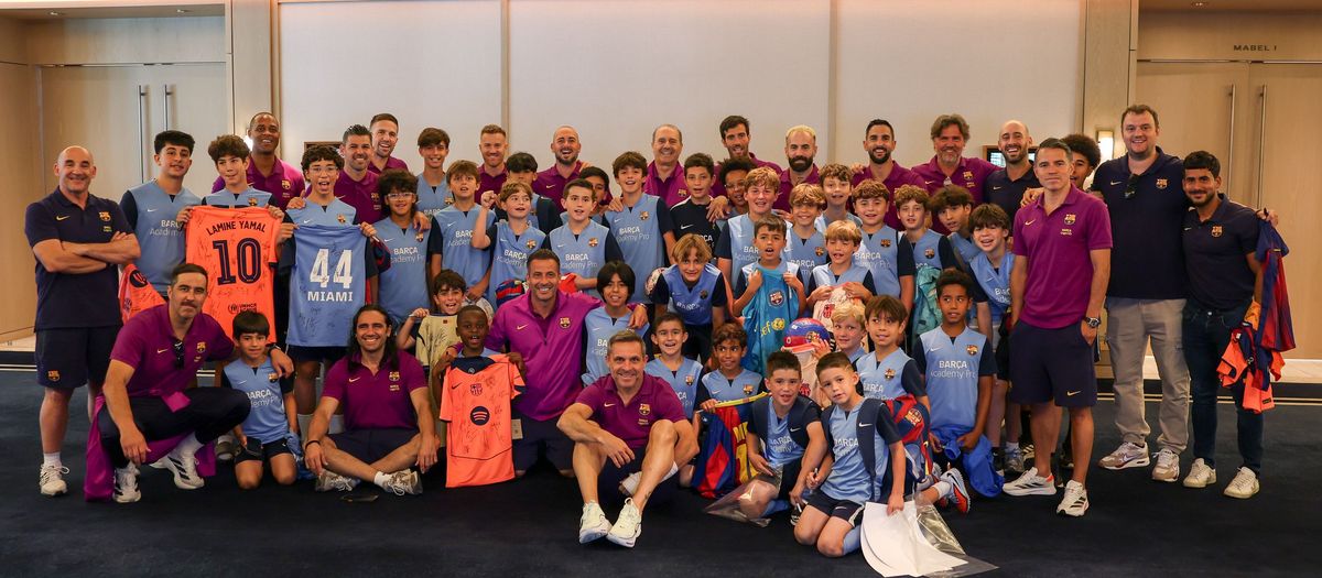 A special day with the Barça Legends