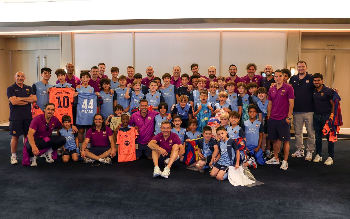 Un día especial con los Barça Legends