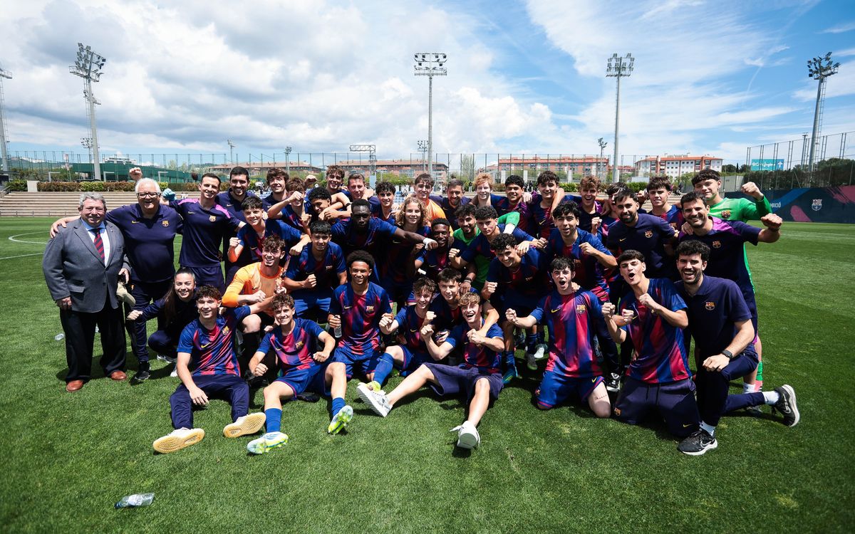 El Juvenil B, campeón de Liga Nacional