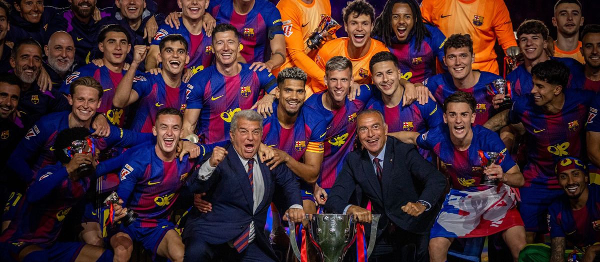 Fiesta inolvidable para celebrar la 29ª Liga de la historia del FC Barcelona