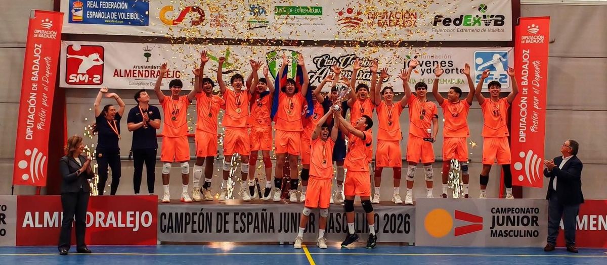 Junior del Barça, campió d’Espanya a Almendralejo