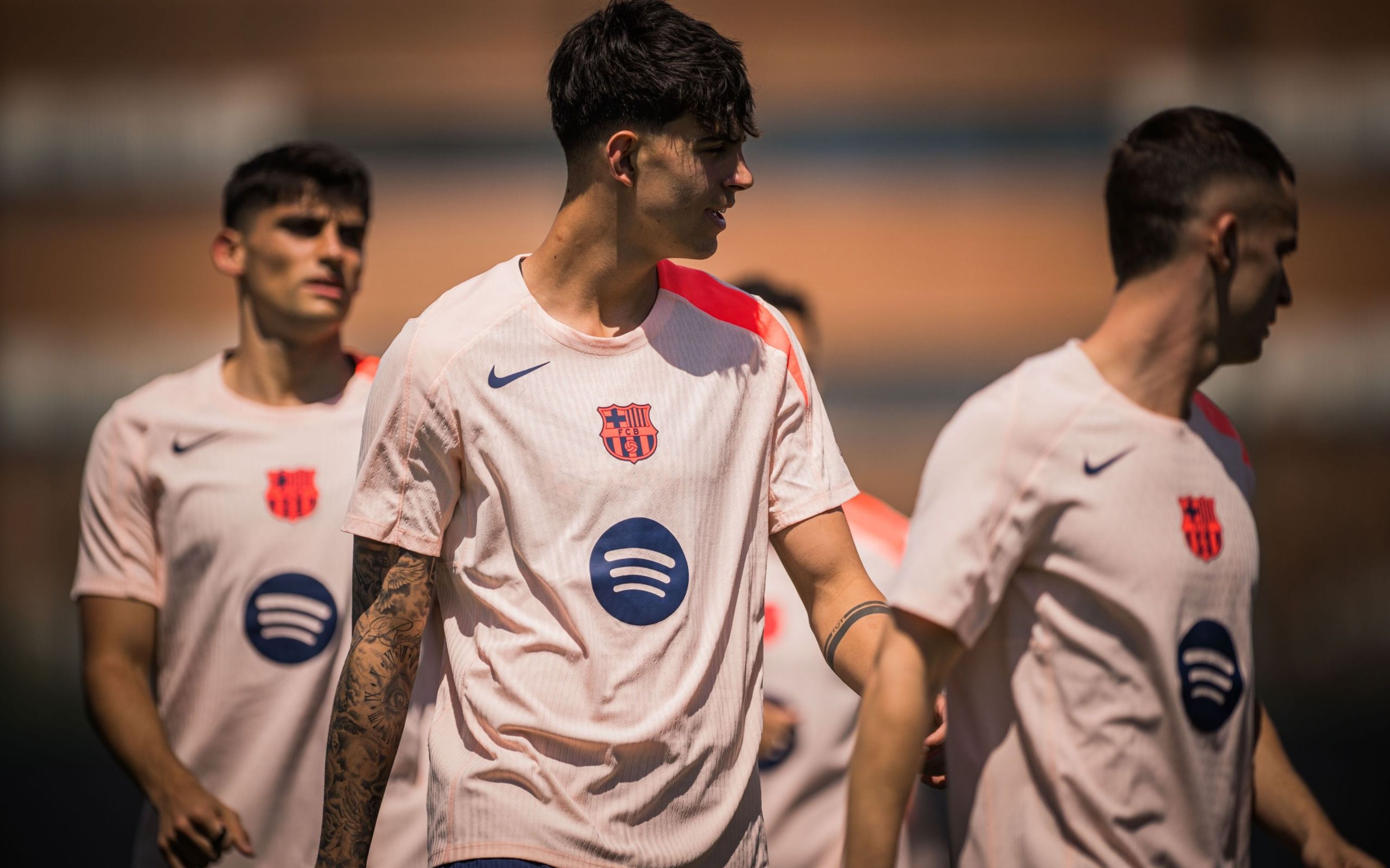 League champions back in training