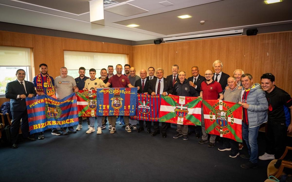 Encuentro con peñas del País Vasco