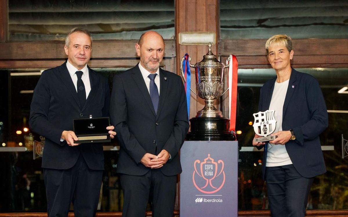 Sopar oficial abans de la final de Copa de la Reina