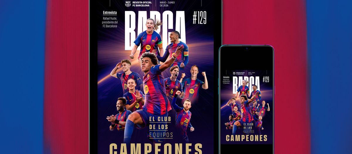 Entrevista al presidente Rafael Yuste en la REVISTA BARÇA 129