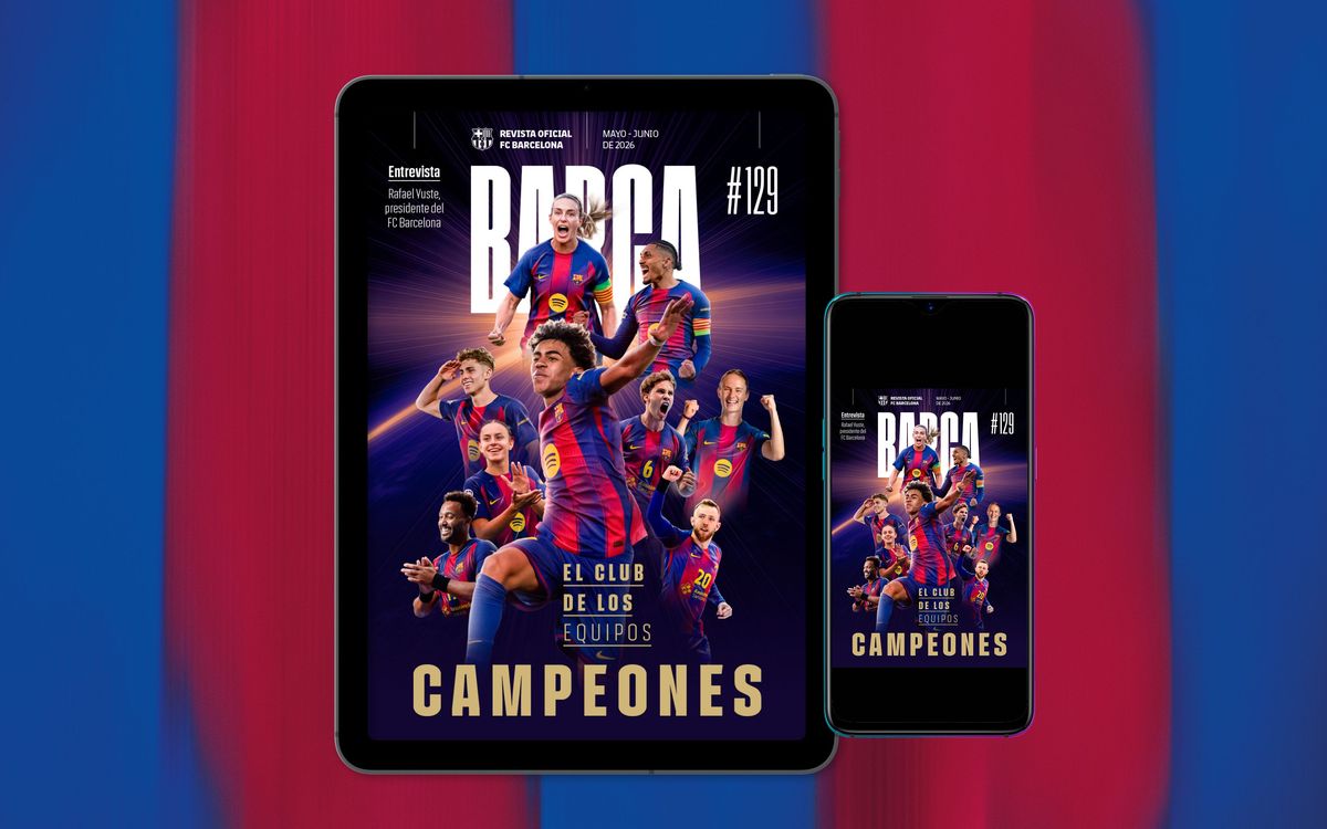 Entrevista al presidente Rafael Yuste en la REVISTA BARÇA 129