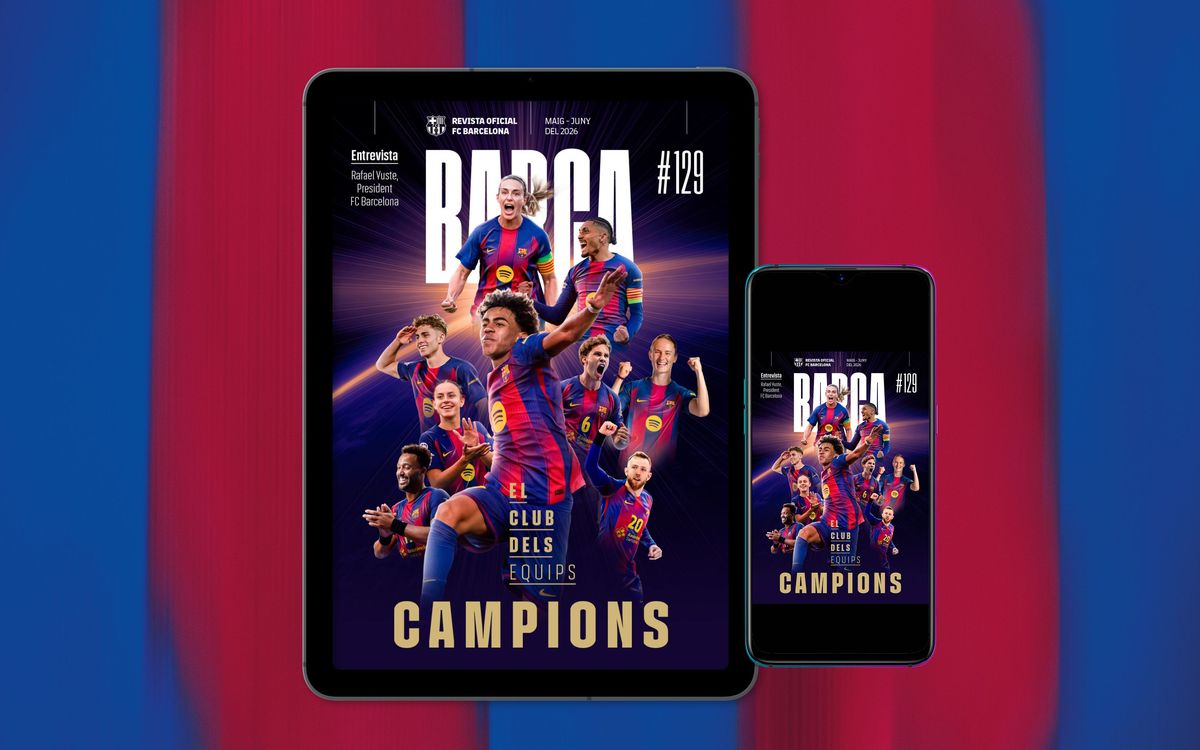 Entrevista al president Rafael Yuste a la REVISTA BARÇA 129
