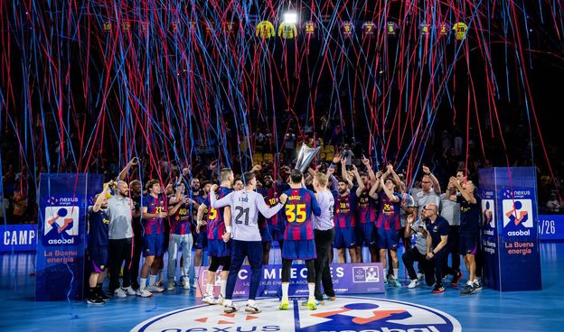 Barça 36–24 Bathco Torrelavega: Champions celebrate
