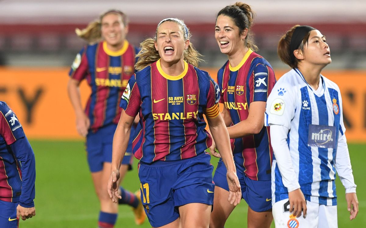 And on 6 January 2021, she scored the women’s team’s first goal at Spotify Camp Nou since 1971, as the side returned to the stadium