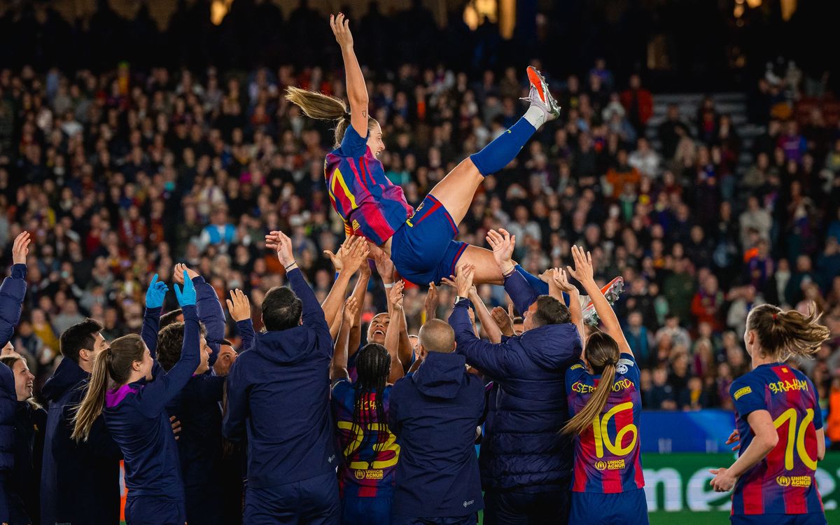A charismatic leader, she has reached the very top time and again as a proud FC Barcelona player