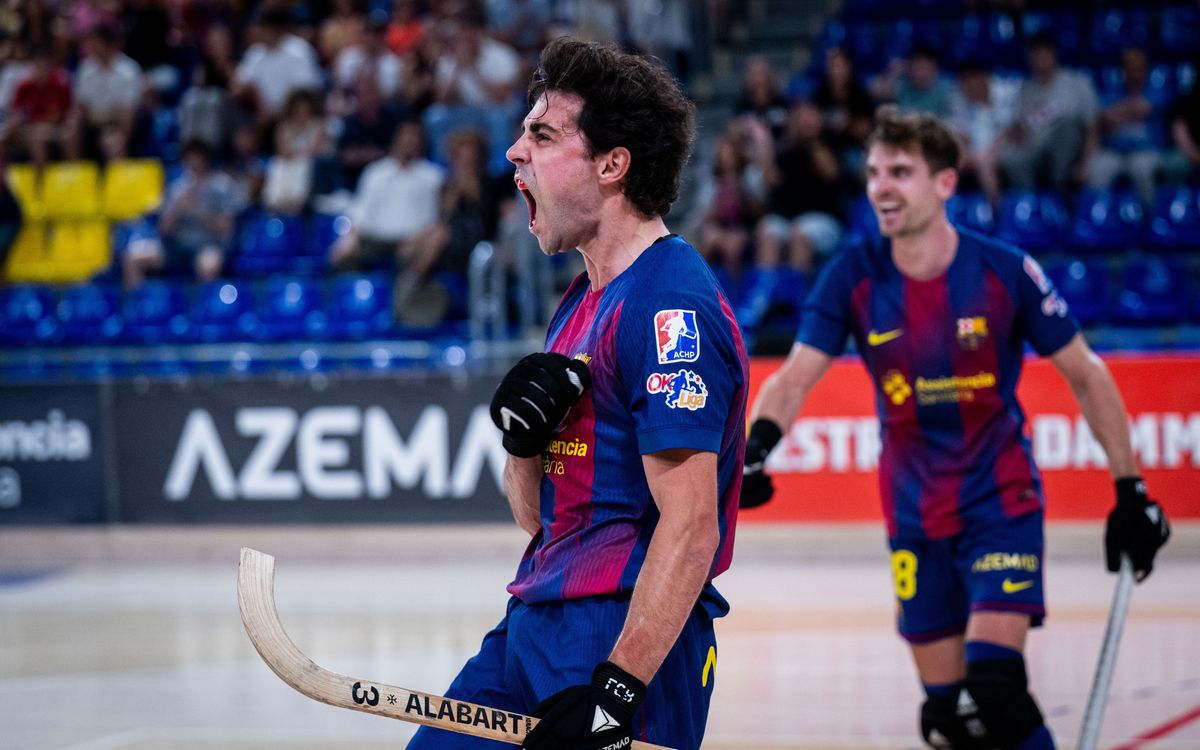 Barça - Igualada Rigat HC: Estrenan las semifinales con victoria (4-1)