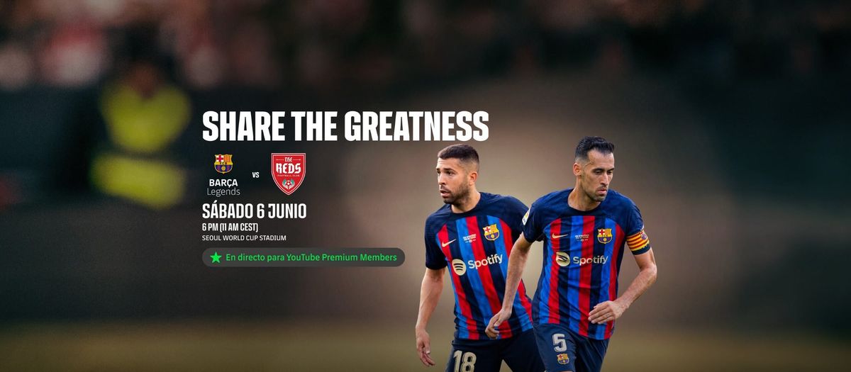EN DIRECTO: Barça Legends - Reds FC