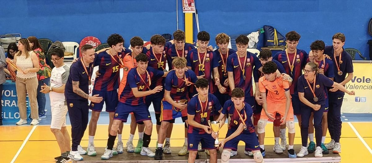Una temporada històrica per a la base del voleibol blaugrana