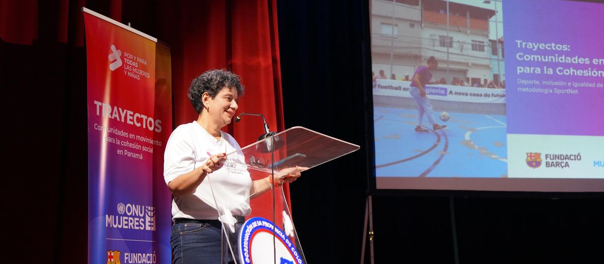 Projecte conjunt entre la Fundació Barça i ONU Dones a Panamà