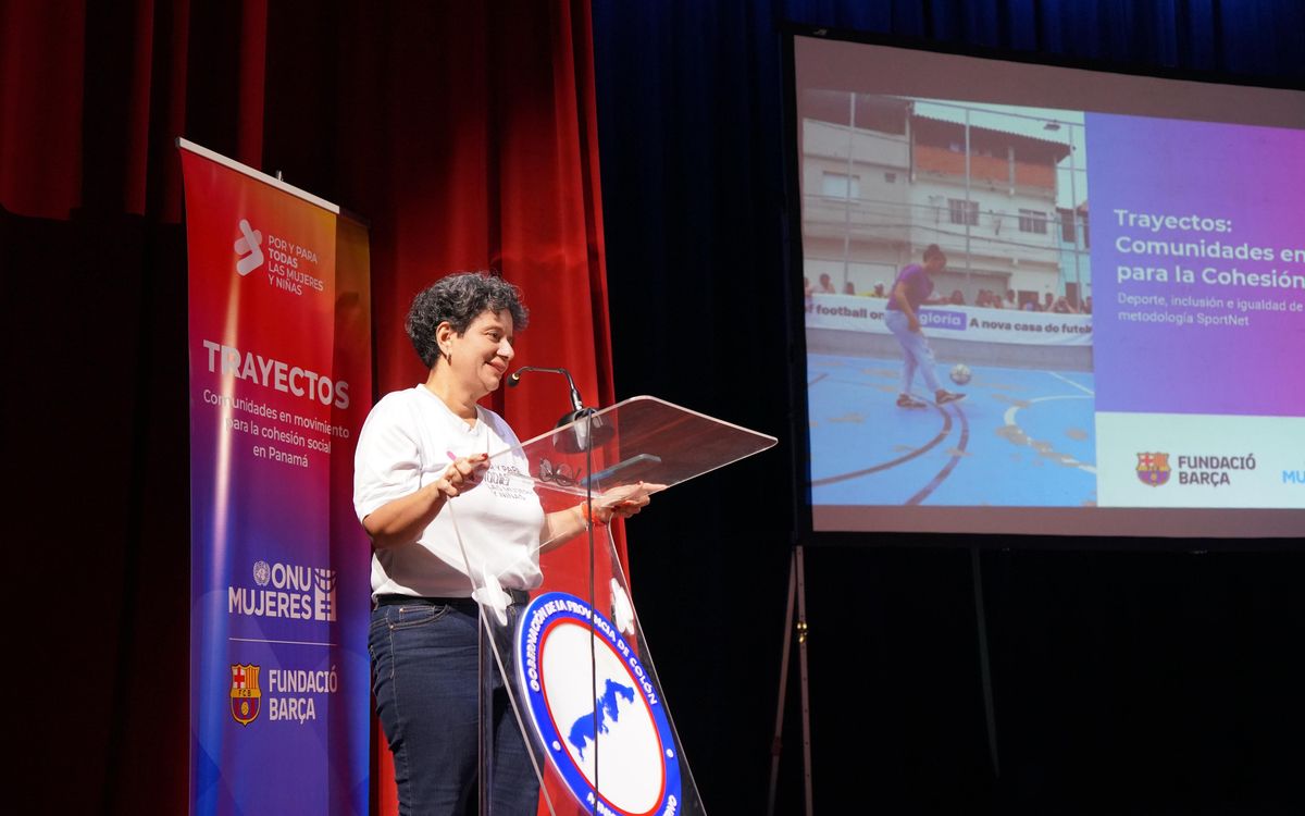 Projecte conjunt entre la Fundació Barça i ONU Dones a Panamà