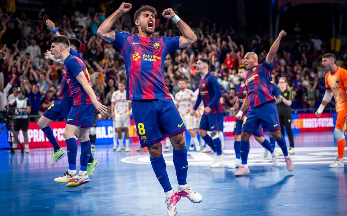 Barça - ElPozo Murcia: Remontada épica (5-5, 3-2)
