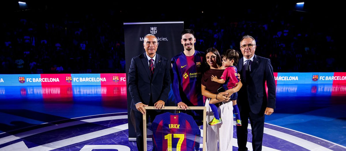 Erick se despide del Palau Blaugrana