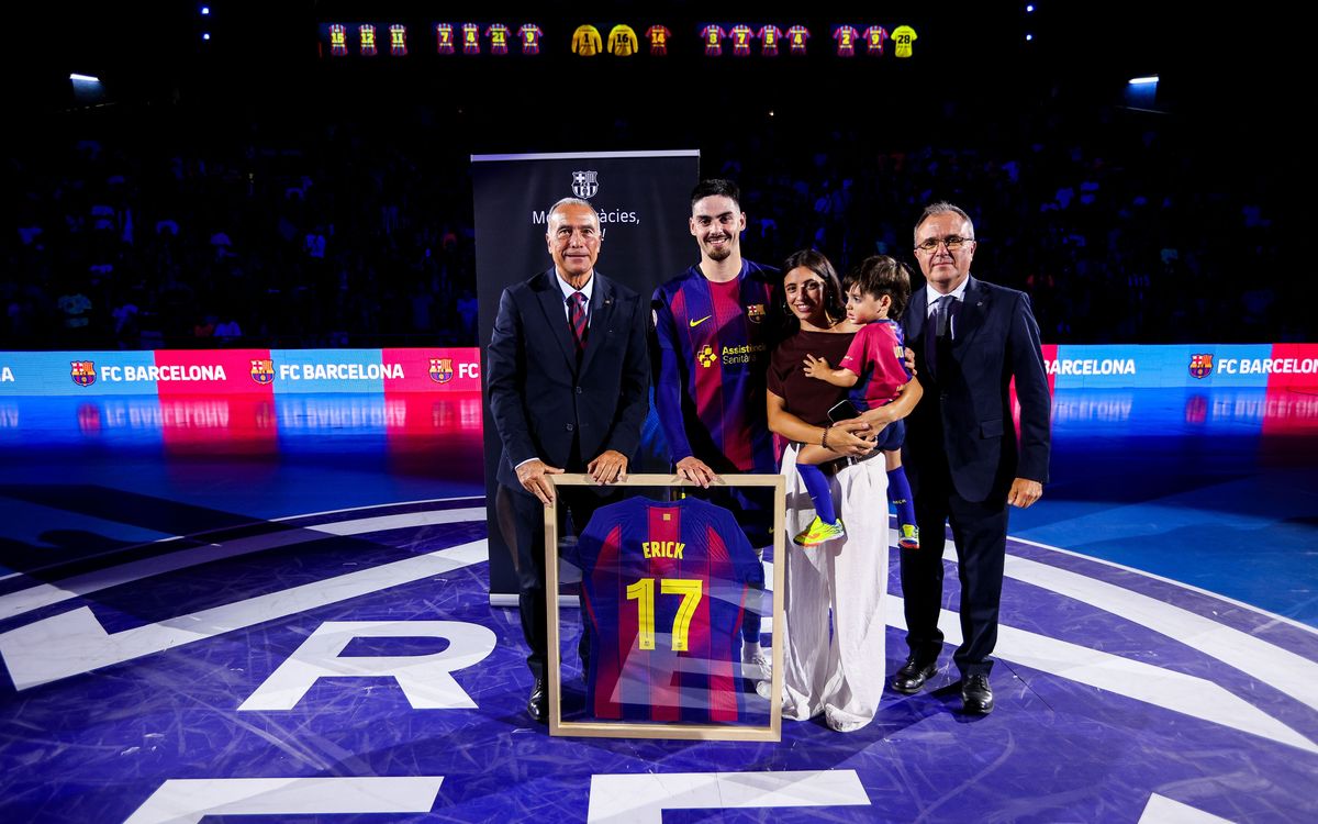 Erick se despide del Palau Blaugrana