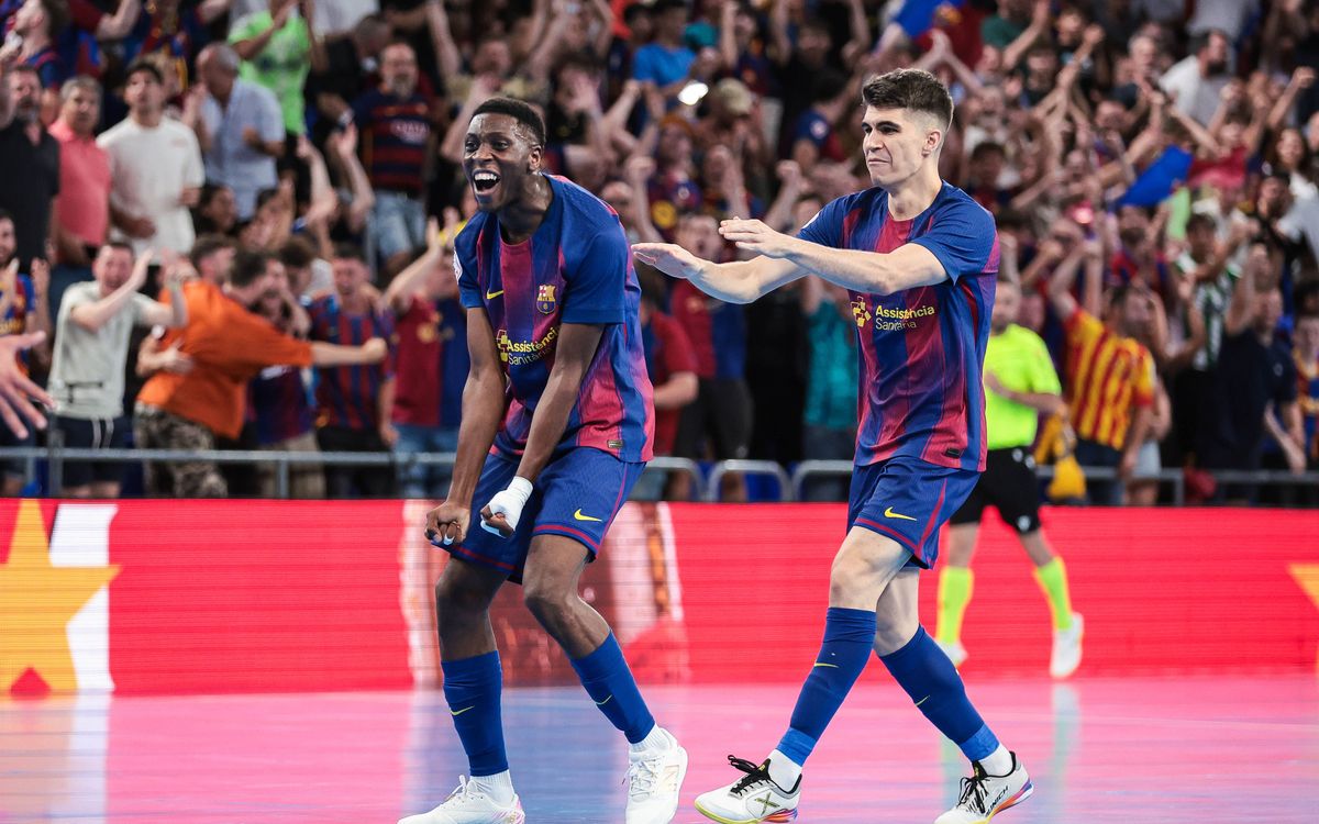 Barça - ElPozo Múrcia: El show de Touré dona el segon punt (6-1)