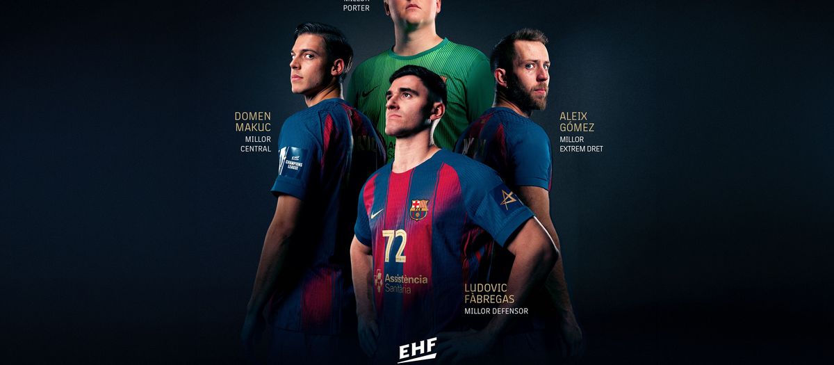 Fàbregas, Aleix, Makuc i Nielsen, en el siete ideal de la temporada europea 2025/26