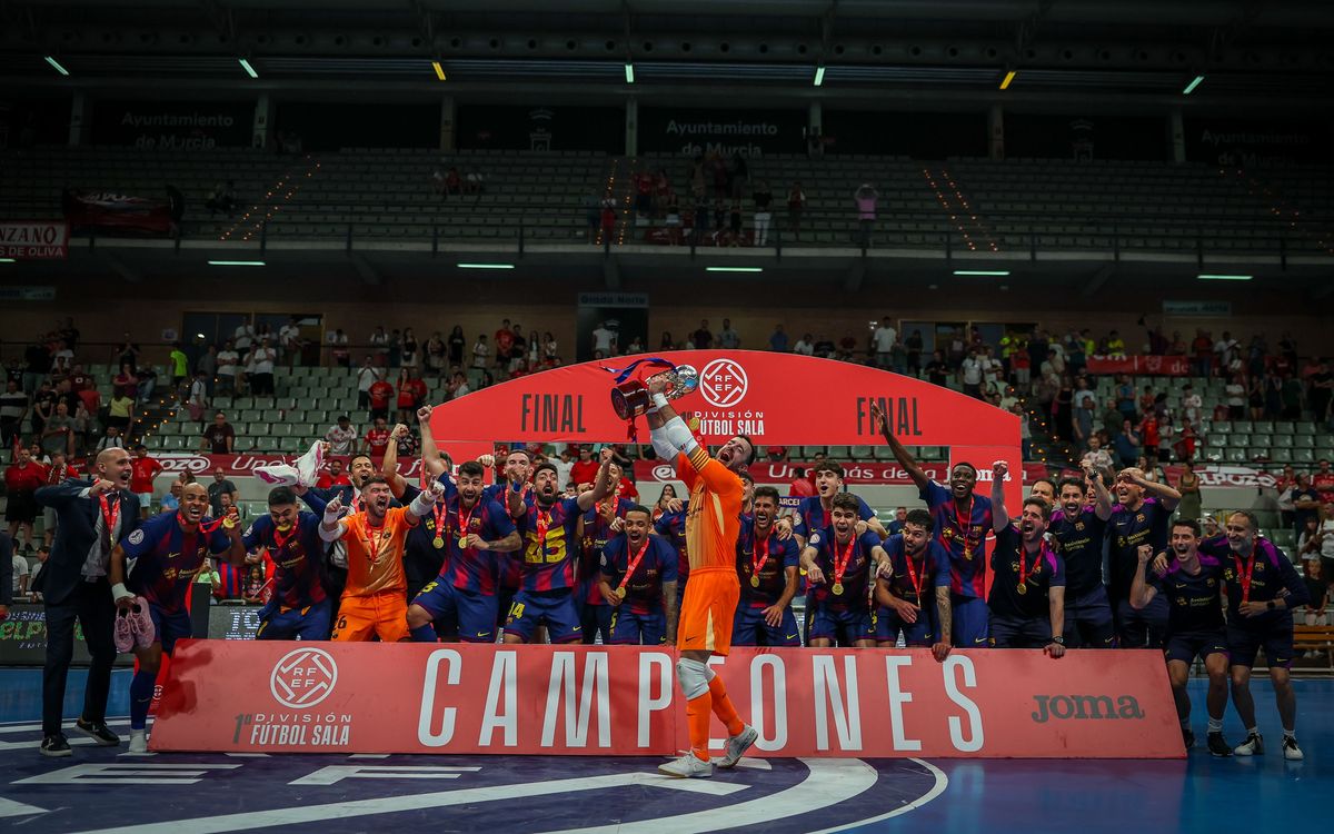 ElPozo Múrcia - Barça: Campions de Lliga! (4-6)