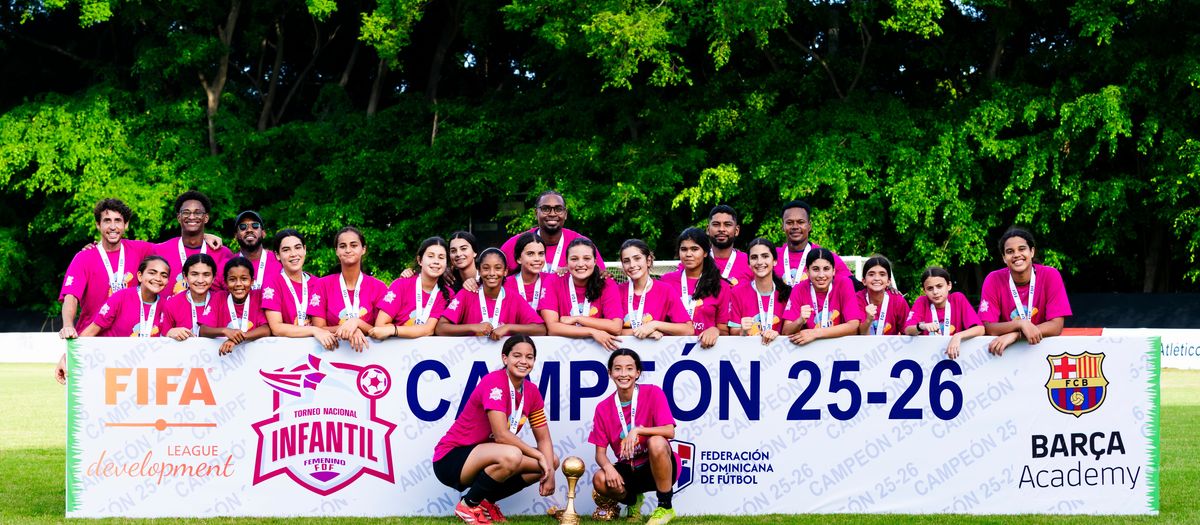 La Barça Academy RD, campeona