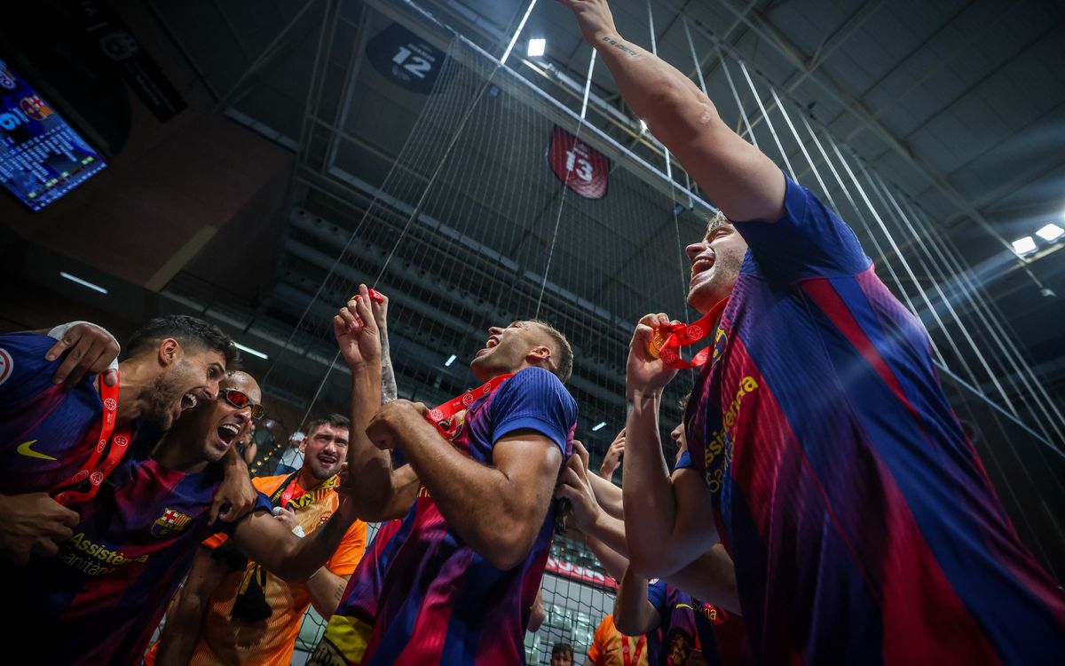 La octava Liga del Barça de fútbol sala, desde dentro