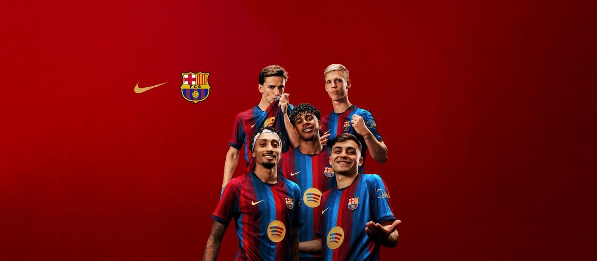 El FC Barcelona presenta la nueva equipación 2026/27 con una propuesta inédita en el MACBA