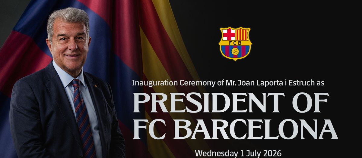 LIVE: President Joan Laporta's inauguration ceremony