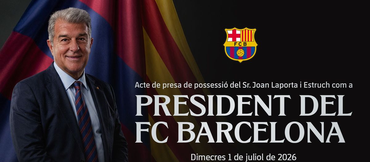 EN DIRECTE: Presa de possessió del president Joan Laporta