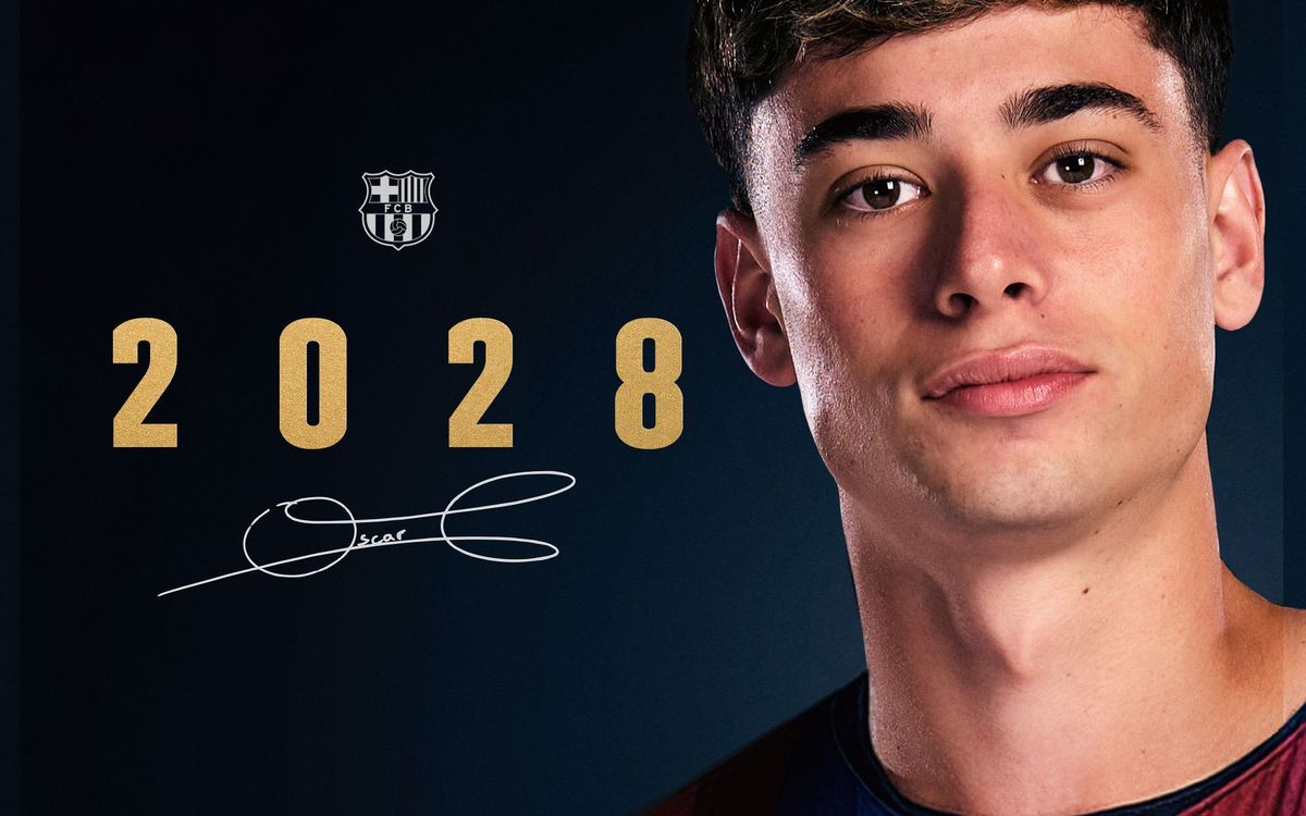 Òscar Gistau continuará de blaugrana hasta 2028