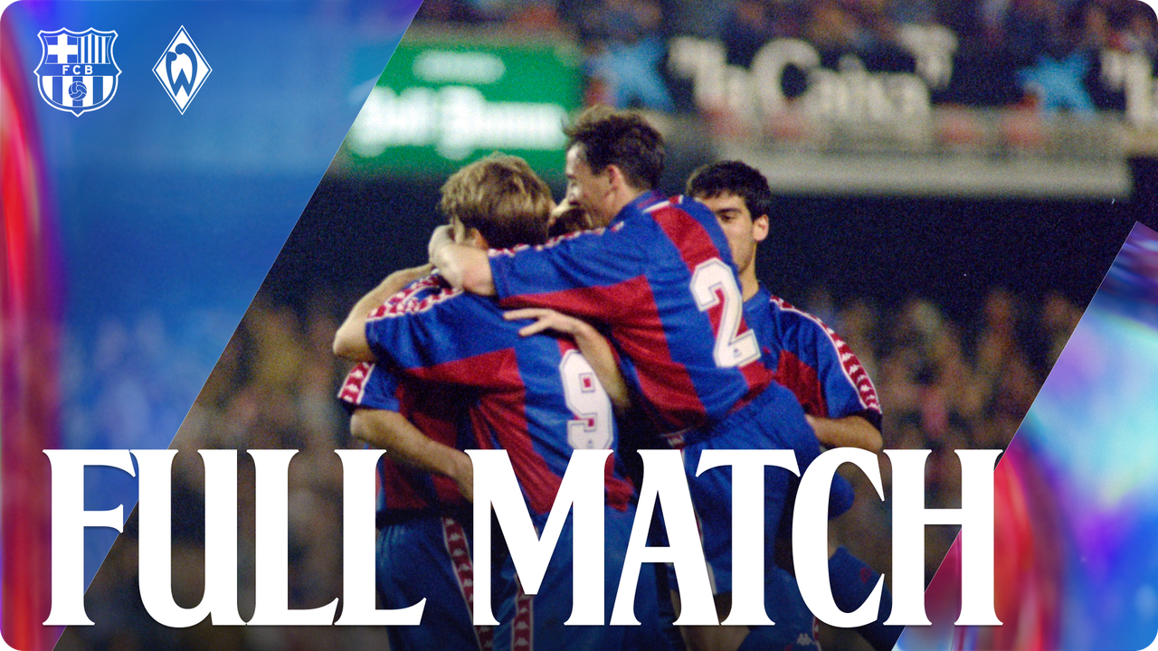 FULL MATCH | FC Barcelona 2-1 Werder Bremen | European Super Cup 92/93