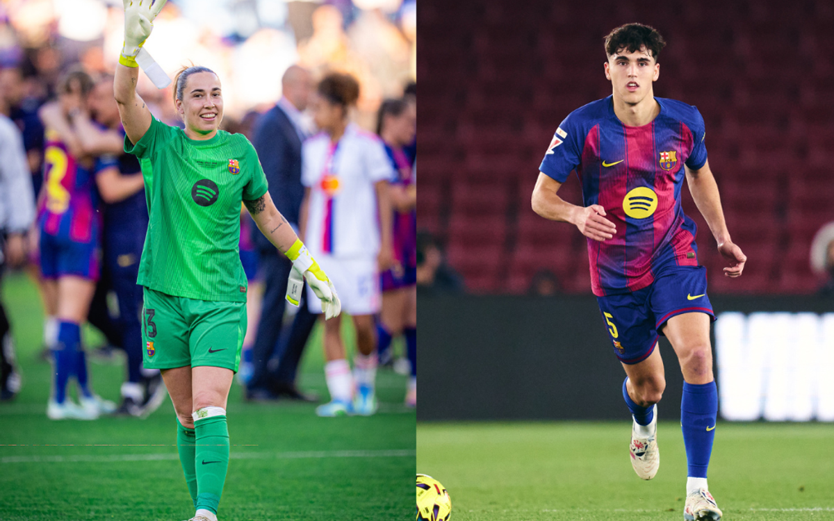 Pau Cubarsí i Cata Coll, guanyadors del Premi Barça Jugadors 2026