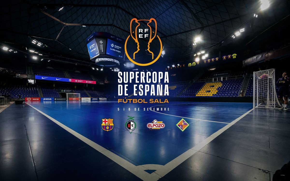 La Supercopa d’Espanya es jugarà al Palau Blaugrana